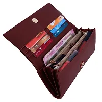 ALSU Women's Maroon Hand Wallet Clutch_arf-010mar-thumb4