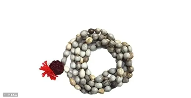Devotee Fashion Original Vaijanti Mala 108 Beads for Jaap  Wearing (Pack of 01pcs) White