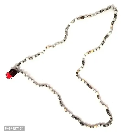 Devotee Fashion Original Vaijanti Mala 108 Beads for Jaap  Wearing Pack of 02pcs White-thumb3