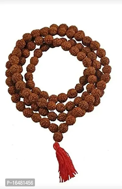 Devotee Fashion Natural Brown Rudraksh Beads jaap mala (Pack of 1) for Men  Women-thumb5