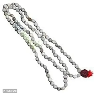 Devotee Fashion Original Vaijanti Mala 108 Beads for Jaap  Wearing (Pack of 03pcs) White.-thumb2