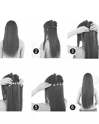Beautiful Straight extension for girls Hair Extension Pack Of 1-thumb3