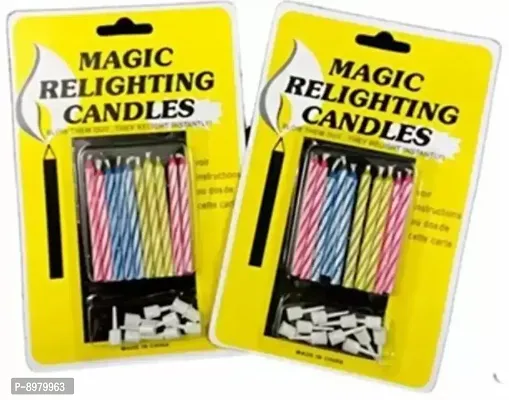 Magic Spark Party Decoration Candle Pack Of 2-thumb0