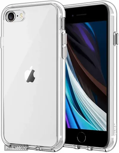 Careflection Premium Hybrid Bumper Case for Apple iPhone 7 Transparent Clear Hard Acrylic PC Back TPU Case 10ft Drop Tested [Military Drop Tested] with Oleophobic Anti Dust Coating Slim Cover-thumb0