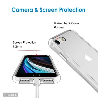 Careflection Premium Hybrid Bumper Case for Apple iPhone 7 Transparent Clear Hard Acrylic PC Back TPU Case 10ft Drop Tested [Military Drop Tested] with Oleophobic Anti Dust Coating Slim Cover-thumb5