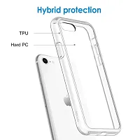 Careflection Premium Hybrid Bumper Case for Apple iPhone 7 Transparent Clear Hard Acrylic PC Back TPU Case 10ft Drop Tested [Military Drop Tested] with Oleophobic Anti Dust Coating Slim Cover-thumb1