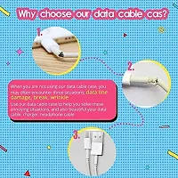 Careflection 6-in-1 Multi Combo Spiral USB Cable Protectors + Earphones Winder + Sticker + Cable Clips + Earphone Jack Clip for Old 5W Apple iPhone iPad Charger (Unicorn)-thumb1