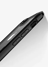 Careflection Premium Hybrid Bumper Camera Protection Case for Apple iPhone 8 7 Transparent Black Hard Acrylic PC Back TPU Case with Oleophobic Anti Dust Coating Slim Cover-thumb1