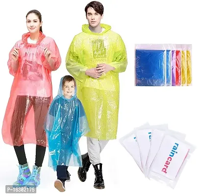 Care Flection Unisex Adult Raincoat Assorted Multicolor Free Size