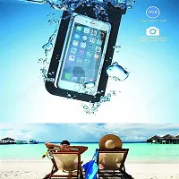 Careflection || Waterproof Mobile Cover Pouch Mobile Cases Waterproof Sealed Transparent Bag with Underwater Pouch Cell Phone Pouch for All Mobile up to 6.5 inch (Pack of 2)-thumb3