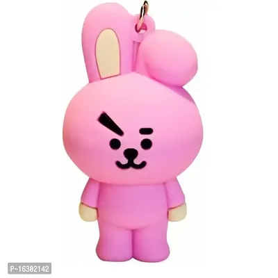 Careflection BTS BT21 Army Keychains for Korean Kpop Fandom for Girls and Boys (Cooky)