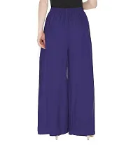 Fashion Store Women's Rayon Plain Palazoo-thumb1