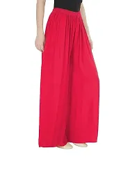 Fashion Store Women's Rayon Plain Palazoo-thumb2