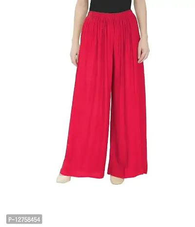 Fashion Store Women's Rayon Plain Palazoo