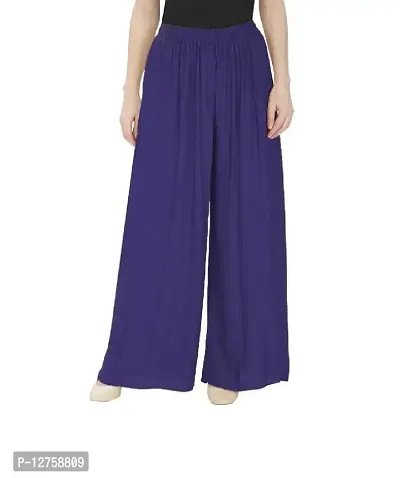 Fashion Store Women's Rayon Plain Palazoo