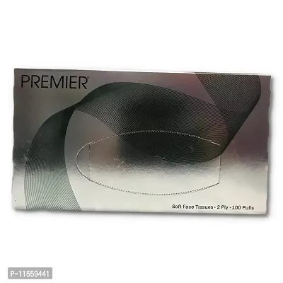 PREMIER Special face tissue [ pack of 3 ] 100 pulls per pack-thumb5