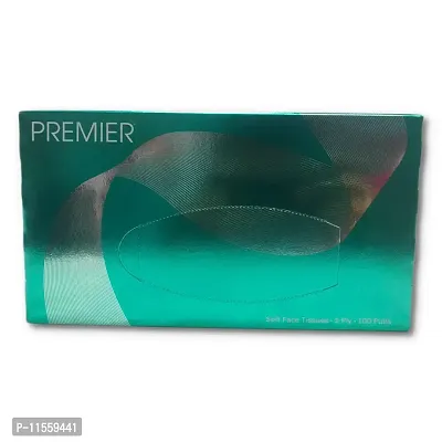 PREMIER Special face tissue [ pack of 3 ] 100 pulls per pack-thumb3