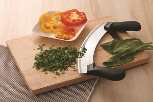 Rena Germany - Mincing Knife Pizza Cutter (Stainless Steel)-thumb1