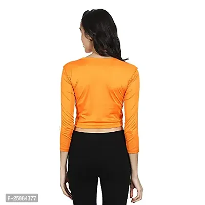 GENEALO Women's Stylish Fashionable Full Sleeves Dry Fit Top for Your Casual || Regularwear || Beach || Formal || Office wear || Party-thumb5