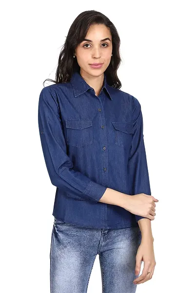 GENEALO Women's Stylish Fashionable Full Sleeves Shirt for Your Casual || Regular || Beach || Formal || Office wear || Party