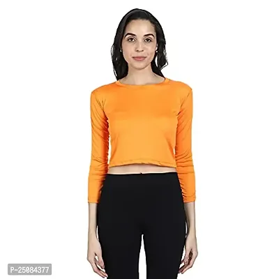 GENEALO Women's Stylish Fashionable Full Sleeves Dry Fit Top for Your Casual || Regularwear || Beach || Formal || Office wear || Party-thumb4