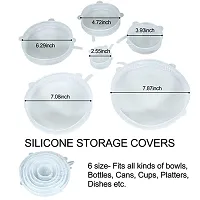 Silicone Stretch Lids Elastic Reusable Microwave Food Covers Bowl-thumb3