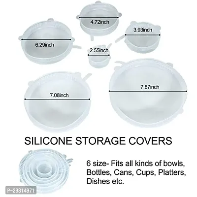 Silicone Stretch Lids Elastic Reusable Microwave Food Covers Bowl-thumb4