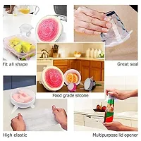 Silicone Stretch Lids Elastic Reusable Microwave Food Covers Bowl-thumb4