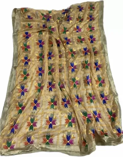 Stylish Chiffon Embroidered Dupatta for Women