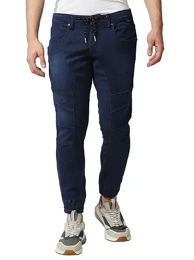 Stylish Fancy Denim Solid Regular Fit Jeans For Men
