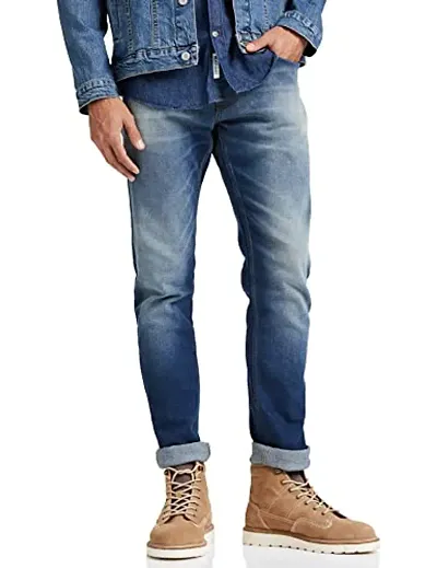 Stylish Faded Skinny Fit Jeans For Men