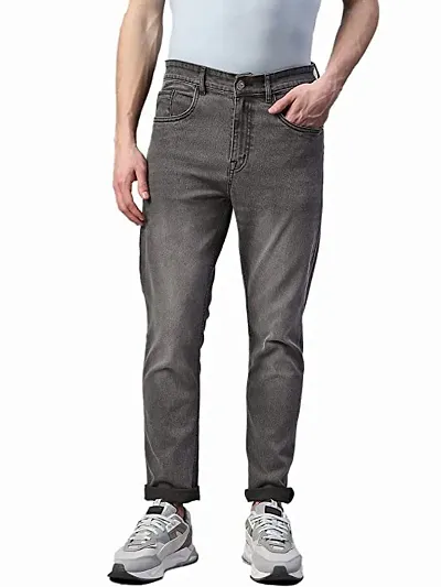 Hubberholme Men's Stretchable Slim Fit Jeans - Casual Cotton Jeans for Men