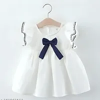 RESIDA DRESSES Girl Cotton Knee Length Fit and Flare Birthday Summer Dress (B098.)-thumb1