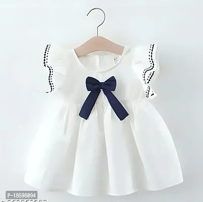RESIDA DRESSES Girl Cotton Knee Length Fit and Flare Birthday Summer Dress (B098.)-thumb2