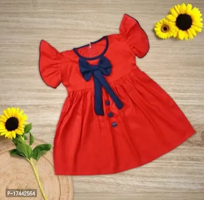 Fabulous Cotton Printed Frocks For Girls-thumb0