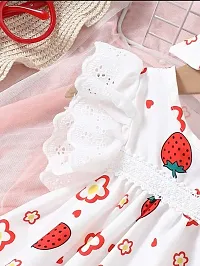 Classic Cotton Blend Printed Frocks for Kids Girls-thumb1