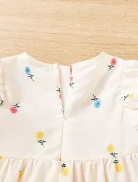 Trendy Cotton Embroidered Frock for Girls-thumb2