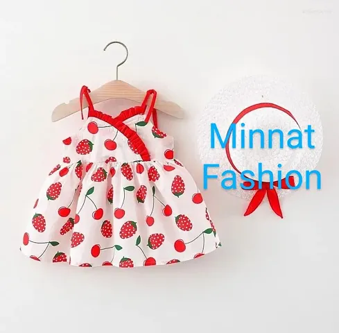 Stylish Printed Dress for Kid Girls