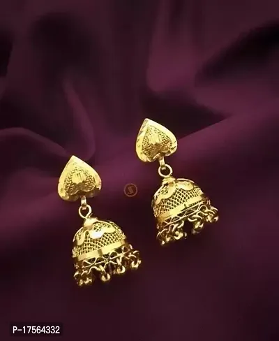 Golden Alloy Others Drop Earrings Earrings For Women-thumb0