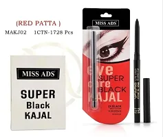 Professional Make Up Kajal Eye contour Definer/Super black kajal Red Patta-thumb1