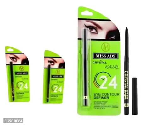 Professional Make Up Kajal Eye contour Definer/crystal kajal green patta