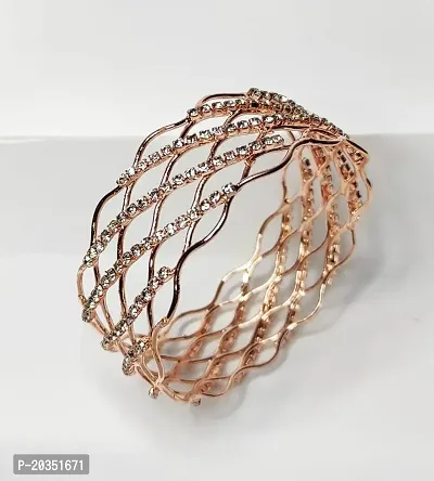 Rose Gold-Plated Designer Bracelet for Girl / Women-thumb2