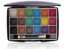 18 Shades Eyeshadow Palate With Apply Brush-thumb1