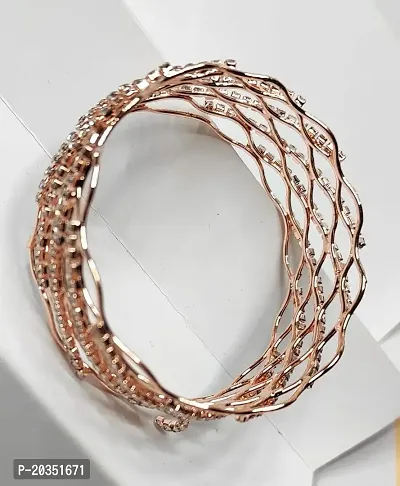 Rose Gold-Plated Designer Bracelet for Girl / Women-thumb3