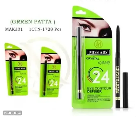 Professional Make Up Kajal Eye contour Definer/crystal kajal green patta-thumb2