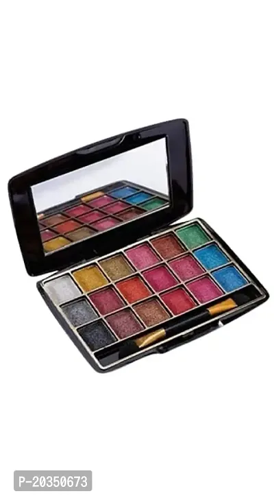 18 Shades Eyeshadow Palate With Apply Brush-thumb0