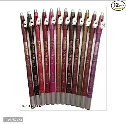 Beauty Bold Matte Lipliner Pencil Set | Long Stay | Smudge Free | Waterproof | Creamy Lip Liner Pencil Set of -12-thumb2