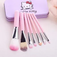 CETC? Hello Kitty Make Up Brush Set Pink (7 Pieces)-thumb1
