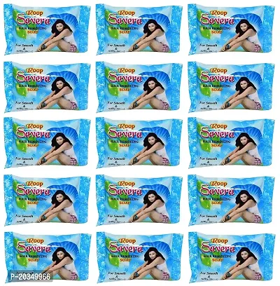 Roop Savera Hair Removal Soap For Men  Women (For All Skin Types) - Pack of 15-thumb0