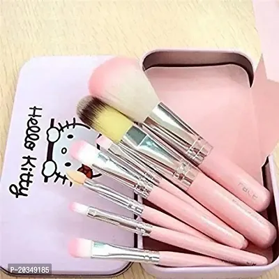 CETC? Hello Kitty Make Up Brush Set Pink (7 Pieces)-thumb3